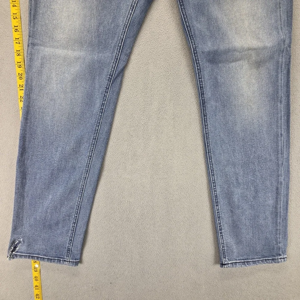 Diesel Jeans Mens 32x32 Blue Larkee Beex Regular Tapered Button Fly 084RB‎